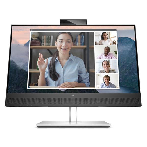 HP E24mvG4 23.8inビデオ会議用IPSモニター(23.8型/1920×1080/VGAHDMI DisplayPort/ブラック/スピーカー:あり/3年間保証(3年間オンサイト翌営業日対応 3年間パーツ保証)) 169L0AA#ABJ【送料無料】 (代引不可)