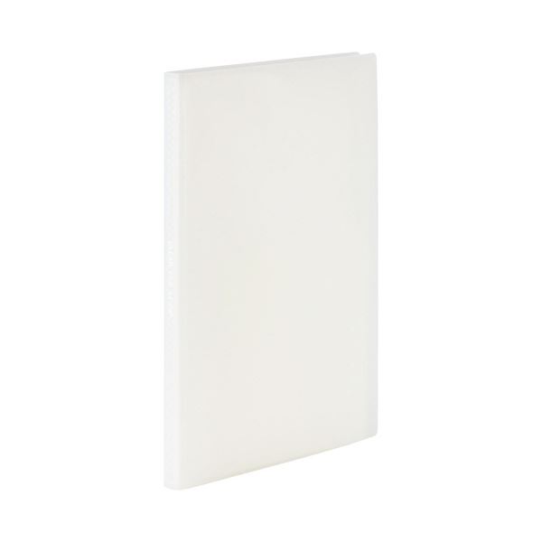 Ficheiro limpio TANOSEE ecológico (compatible con materias primas de origen vegetal) A4 Tate 20 bolsillos Ancho de espalda 16 mm 1 libro en blanco 【×10 sets】