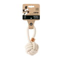 (まとめ) COTOループボール8cm ホワイト (ペット用品・犬用) 【×3セット】