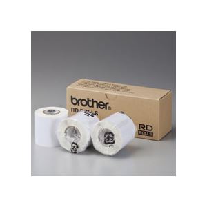 (まとめ) ブラザー BROTHER RDロール プレカット紙ラベル(PDラベルA) ラベルサイズ50mm×85mm 123枚 RD-M11J1 1セット(3ロール) 【×2セット】 (代引不可)