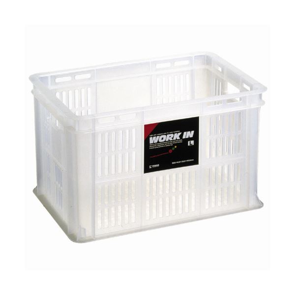 （まとめ） 天馬 ワーク・イン L W432×D293×H256mm クリア 1個 【×3セット】 (代引不可)