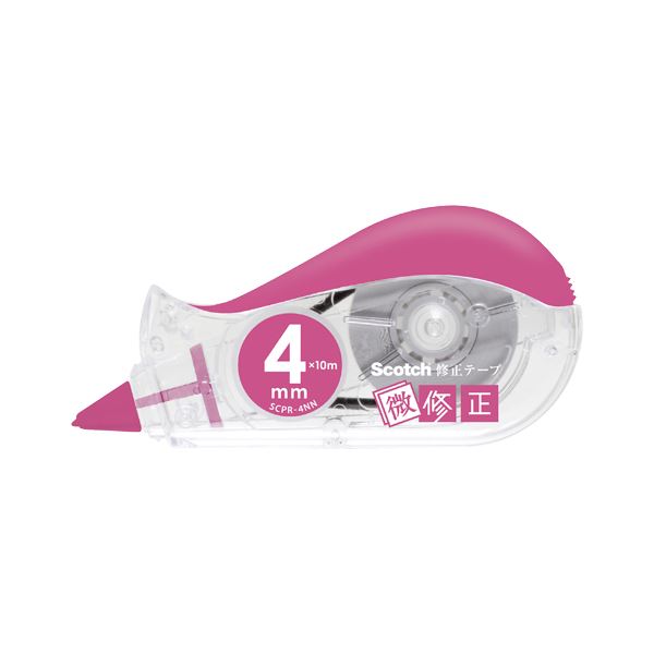 （まとめ） 住友スリーエム スコッチ(R)修正テープ「微修正」 本体 SCPD-4NN 1個入 【×10セット】 (代引不可)