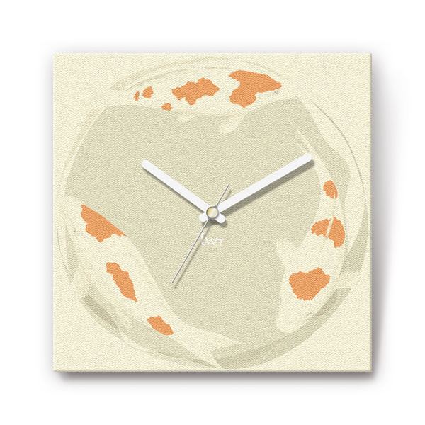 鯉 戦国ファブリック掛時計 (代引不可)
