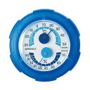 (まとめ)EMPEX 温・湿度計 シュクレミニ温度・湿度計 TM-2386 クリアブルー【×5セット】 (代引不可)
