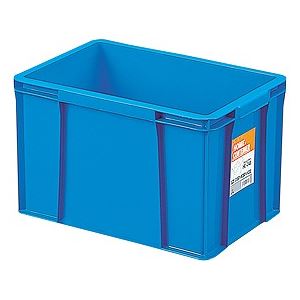 ホームコンテナー/コンテナボックス 【HC-24B】 ブルー 材質：PP 〔汎用 道具箱 DIY用品 工具箱〕【代引不可】