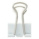 (まとめ) TANOSEE ダブルクリップ 小 口幅19mm ホワイト 1箱(10個) 【×60セット】 (代引不可)(3)