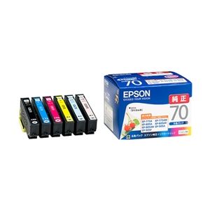 エプソン カラリオプリンター用 インクカートリッジ(6色パック) IC6CL70 エプソン カラリオプリンター用 インクカートリッジ(6色パック) IC6CL70