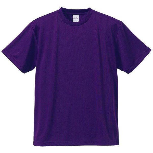 UVカット・吸汗速乾・5枚セット・4.1オンスさらさらドライ Tシャツパープル 160cm (代引不可)