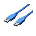 (まとめ)変換名人 USB3.0ケーブル A-A 3.0m USB3-AA30【×5セット】 (代引不可)(2)