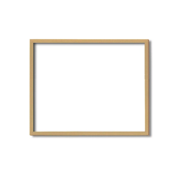 デッサン額縁/フレーム 【半切サイズ 545×424mm】 木地 壁掛けひも付き 化粧箱入り 5767 (代引不可)