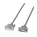 (まとめ)サンワサプライ RS-232C延長ケーブル(2m) KRS-443FM2K【×3セット】 (代引不可)(2)
