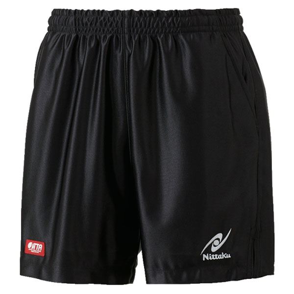 ニッタク(Nittaku)卓球パンツ RUMISTAR SHORTS(ルミスターショーツ)男女兼用 NW2503 ブラック 3S (代引不可)