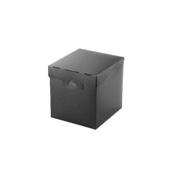 (まとめ)エレコム 組立式メディアケース収納ボックス CCD-MB01BK【×10セット】 (代引不可)