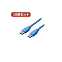 ϊl 10Zbg USB3.0P[u A-A 1.8m USB3-AA18X10 (s)