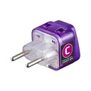 (まとめ) サンワサプライ 海外電源変換アダプタエレプラグW-C(ヨーロッパ全域) TR-AD14 【×5セット】 (代引不可)(2)