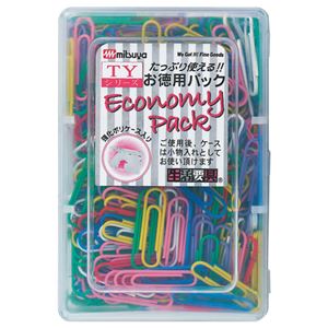 （まとめ） ミツヤ カラーゼム 大 28mm 7色アソート TY-25 1箱（約360本） 【×10セット】 (代引不可)