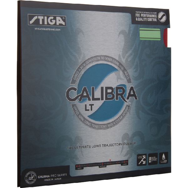STIGA(スティガ) テンション系裏ソフトラバー CALIBRA LT(キャリブラ LT)レッド 中厚 (代引不可)