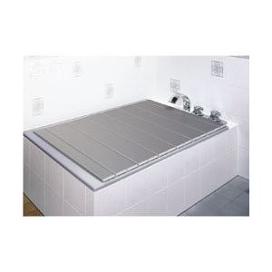 折りたたみ風呂ふた/蓋 【75cm×120cm用】 Ag+ラクネス コンパクト収納 SGマーク認定 日本製