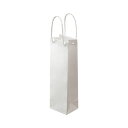 (まとめ) TANOSEE 手提袋 ワインボトル用 丸紐 ヨコ110×タテ360×マチ幅90mm 白無地 1パック(30枚) 【×2セット】 (代引不可)