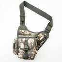 8ポケット防水ショルダーボディーバッグ B S055YN ACU カモ (代引不可)(4)