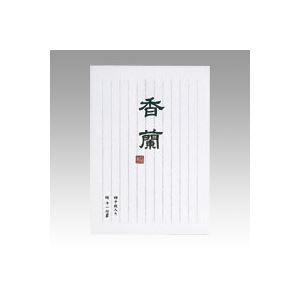 （まとめ） 常備箋 香蘭 ヒ-37 白 1冊入 【×10セット】 (代引不可)