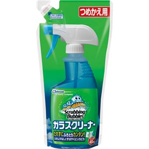 （まとめ） ジョンソン スクラビングバブル ガラスクリーナー つめかえ用 400ml 1個 【×20セット】 (代引不可)