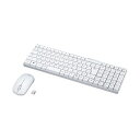 サンワサプライ マウス付きワイヤレスキーボード ホワイト SKB-WL34SETW 1台【送料無料】 (代引不可)