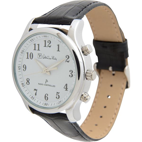 Valentino Rudy(ヴァレンティノ ルディー) 腕時計 VR-575 ブラック(文字盤：ホワイト） (代引不可)