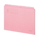 (まとめ)TANOSEE カットフォルダー4山A4 ピンク 1セット(40冊:4冊×10パック) 【×3セット】 (代引不可)