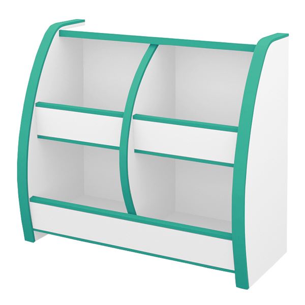 子供用 おもちゃ箱/玩具収納 【幅65.3cm グリーン】 日本製 高耐久性 知育家具 EVAキッズシリーズ おもちゃばこ 【完成品】 (代引不可)