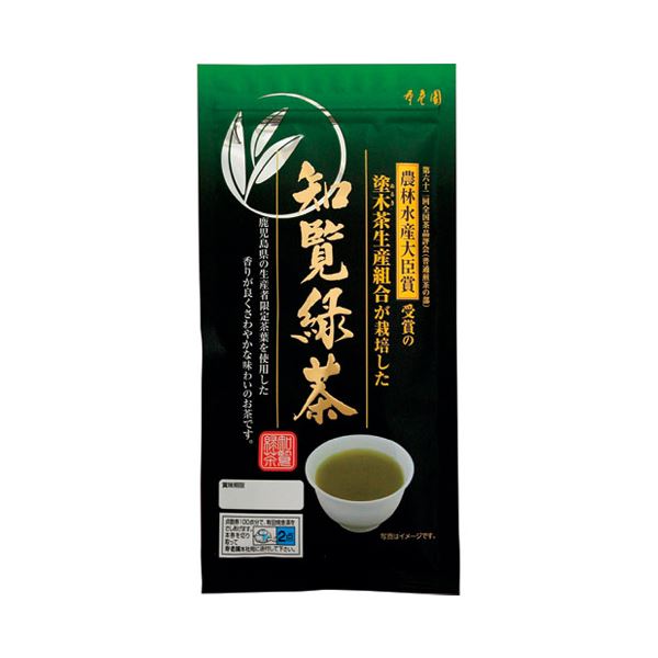 (まとめ）寿老園 知覧緑茶 100g【×10セット】 (代引不可)