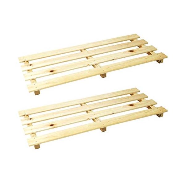 ひのき 押入すのこ 2枚組 （日本製 木 桧） (代引不可)