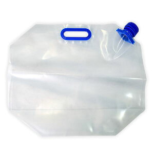 折りたたみ 水タンク/ウォータータンク 【15L 3個セット】 軽量 持ち運び便利 〔キャンプ 釣り 断水 渇水 防災用品〕 (代引不可)
