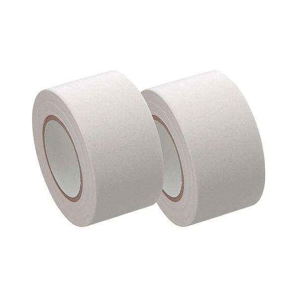 (まとめ) ヤマト メモック ロールテープ 再生紙タイプ つめかえ用 25mm幅 白 R-25H-5 1パック(2巻) 【×..