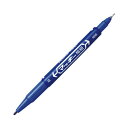 ゼブラ 油性マーカー マッキー極細丸芯細字+極細 青 MO-120-MC-BL 1セット(50本) (代引不可)