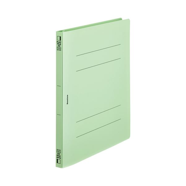 (まとめ）ビュートン フラットF PP 表紙W A4S FF-A4SHW-GN 10冊【×5セット】 (代引不可)