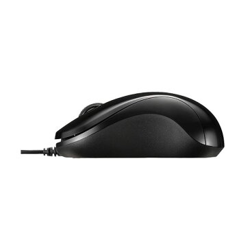(まとめ) バッファロー 有線 光学式マウス3ボタンタイプ Sサイズ ブラック BSMOU050SBKZ 1個 【×10セット】