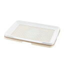 (まとめ)お掃除簡単ステップトレー ワイド アイボリー (ペット用品) (×2セット) (代引不可)(4)