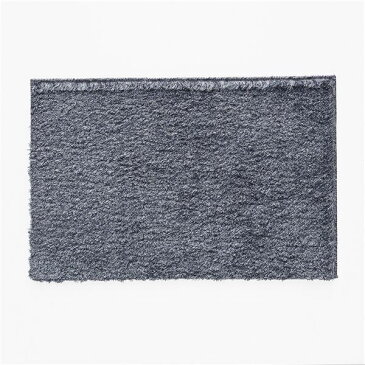 防炎・アレルブロック 玄関マット 【約50×80cm ネイビー】 ポリエステル100% ネオグラス スミノエ 〔エントランス 入口〕【代引不可】
