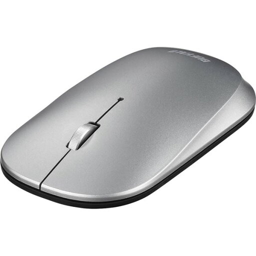 バッファロー(サプライ) 薄型 3ボタン Bluetooth BlueLEDマウス ノーマル シルバー BSMBB330NSV (代引不可) バッファロー(サプライ) 薄型 3ボタン Bluetooth BlueLEDマウス ノーマル シルバー BSMBB330NSV (代引不可)