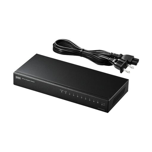 サンワサプライ Giga対応スイッチングハブ 8ポート・ループ検知機能付き LAN-GIGAH8L 1台【送料無料】 (代引不可) サンワサプライ Giga対応スイッチングハブ 8ポート・ループ検知機能付き LAN-GIGAH8L 1台【送料無料】 (代引不可)
