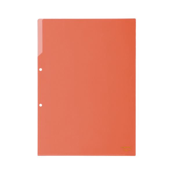 コクヨ クリヤーホルダー（2穴あき・カラー）A4 赤 フ-750R 1セット（50枚） (代引不可)