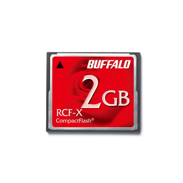 バッファロー コンパクトフラッシュ2GB RCF-X2G 1枚 (代引不可)