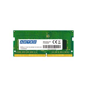 アドテック DDR4 2666MHzPC4-2666 260Pin SO-DIMM 4GB 省電力 ADS2666N-X4G 1枚 (代引不可)