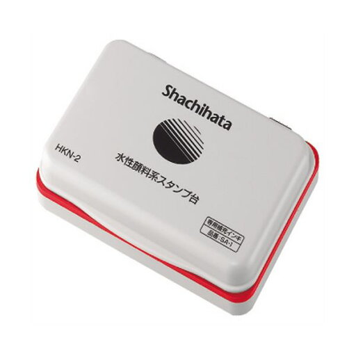 シヤチハタ 水性顔料系スタンプ台 中形 赤 HKN-2-R 1個 【×10セット】 (代引不可) シヤチハタ 水性顔料系スタンプ台 中形 赤 HKN-2-R 1個 【×10セット】 (代引不可)