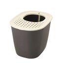 (まとめ)ラプレ 砂取りネコトイレ ダークグレー (ペット用品) (×2セット) (代引不可)(4)