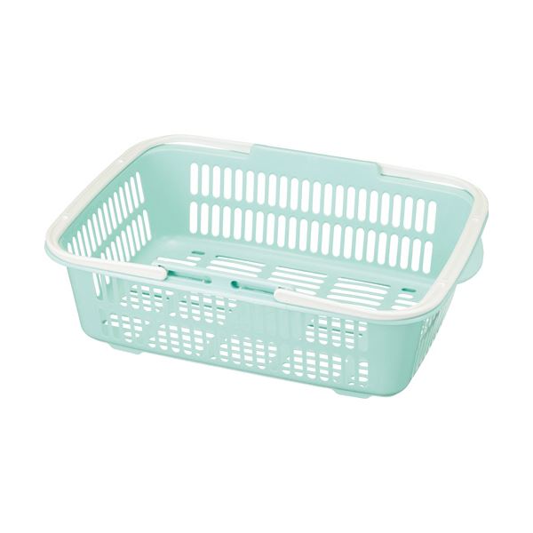 （まとめ）アサヒ化成 サンテール のせのせバスケット ミントブルー K-0151 1個 【×50セット】 (代引不可)