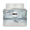 (まとめ) エステー 消臭力 業務用 ゲル トイレ用 本体 1.7kg 無香料 【×10セット】 (代引不可)