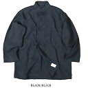 USタイプMEDスリーピングシャツ 長袖復刻 ブラック×ブラック M (代引不可)(4)