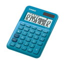 (まとめ)カシオ カラフル電卓 ミニジャストタイプ12桁 レイクブルー MW-C20C-BU-N 1台【×5セット】 (代引不可)(2)